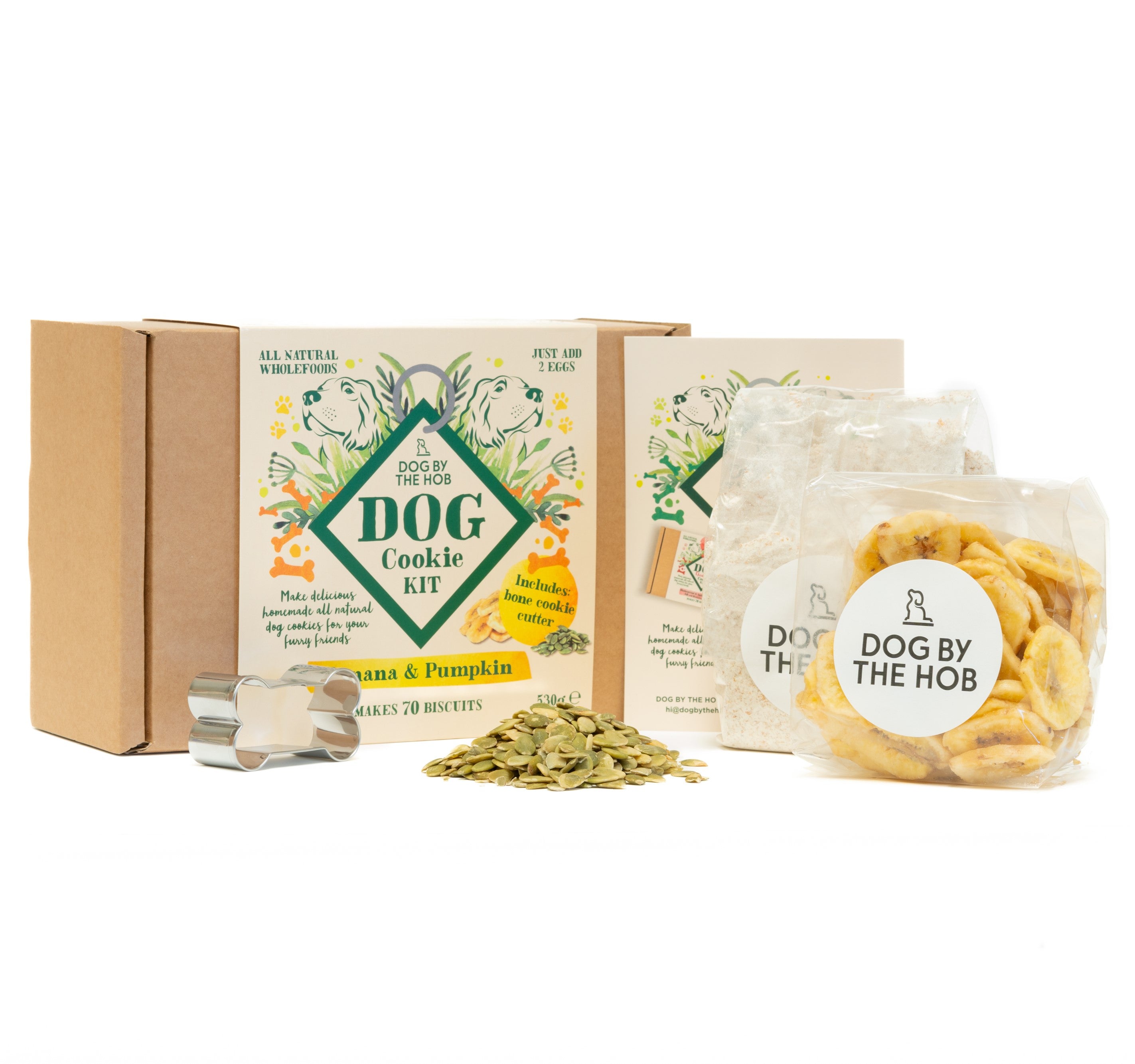 Dog by the Hob Dog Cookie Making Kit Banana Pumpkin Seed